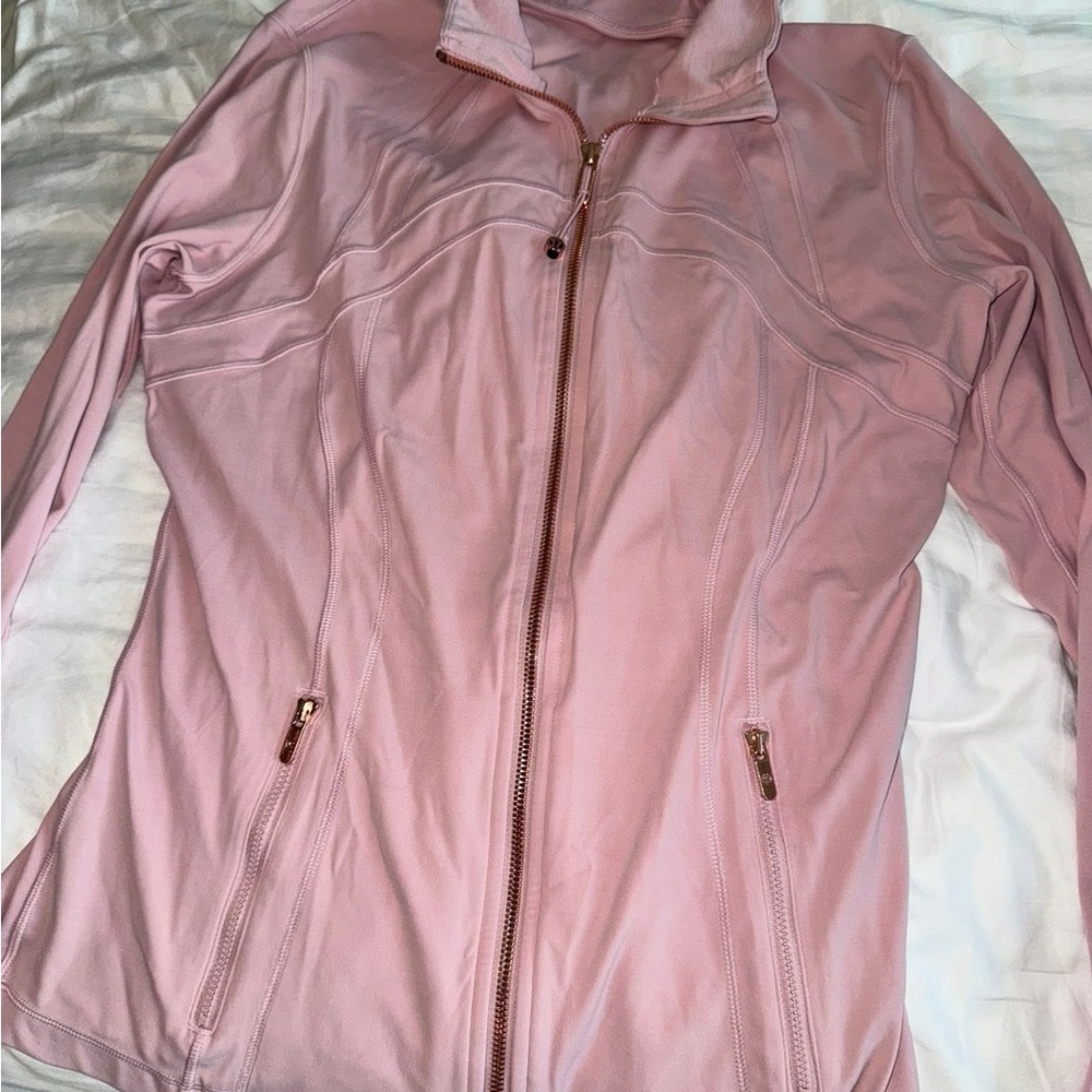 Lululemon Define Jacket Pink Haze/Rose Gold Zipper